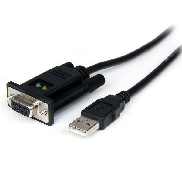 STARTECH ICUSB232FTN USB to Null Modem Serial DCE Adapter Cable - FTDI-4