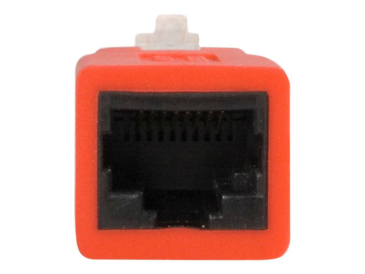 StarTech.com Cat6 Cable - Cat6 Crossover Adapter - GbE - Red - Ethernet Network Cable (C6CROSSOVER)-3