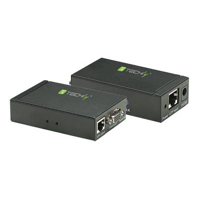 Techly Amplifier Extender VGA and Audio over Network Cable