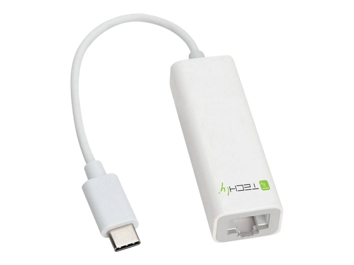 Techly Konverter Kabel USB3.1 TypeC Stecker-RJ45 Gigabit Eth-2
