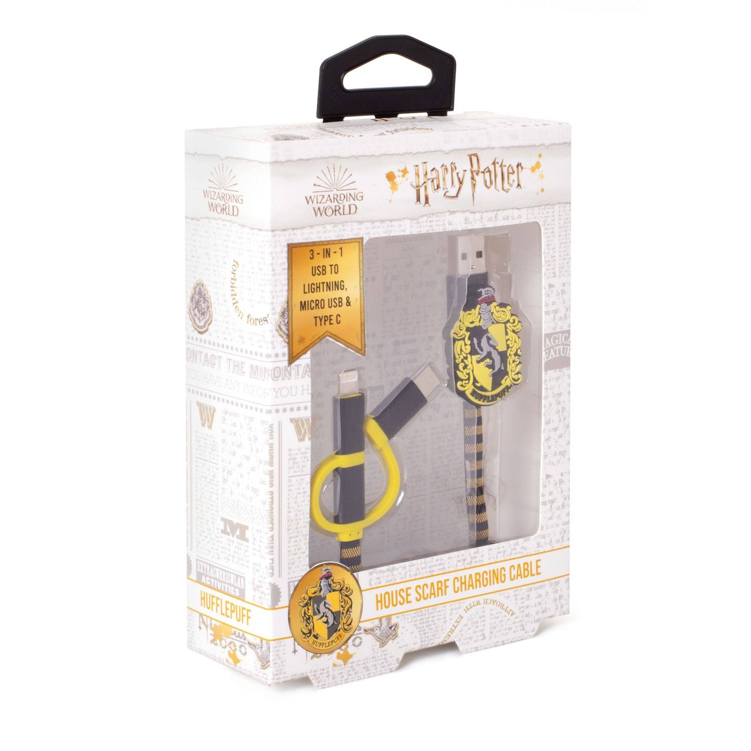 Thumbs Up 1002655, 1 m, USB A, Micro-USB B, Schwarz, Gelb-2