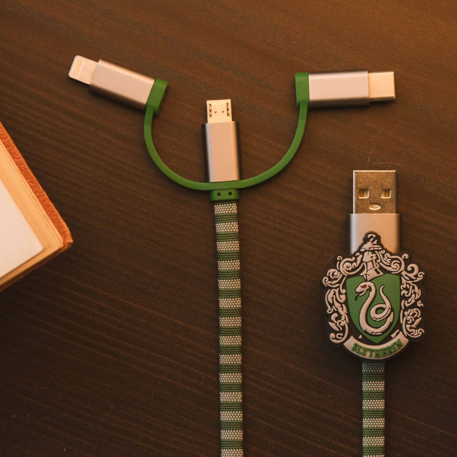 Thumbs Up 1002654, 1 m, USB A, Micro-USB B, Grün, Grau-3