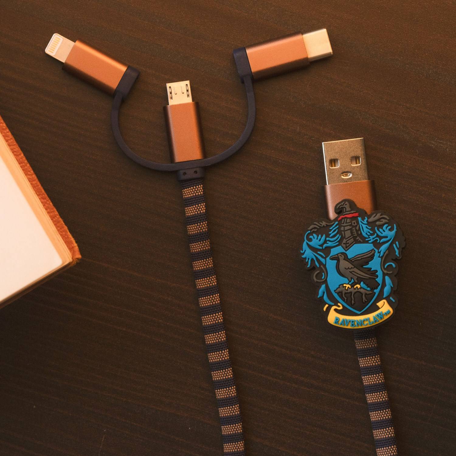 Thumbs Up 1002653, 1 m, USB A, Micro-USB B, Braun, Violett-3