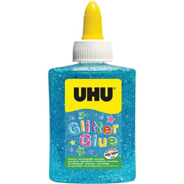 Glitzerkleber 90g blau-0