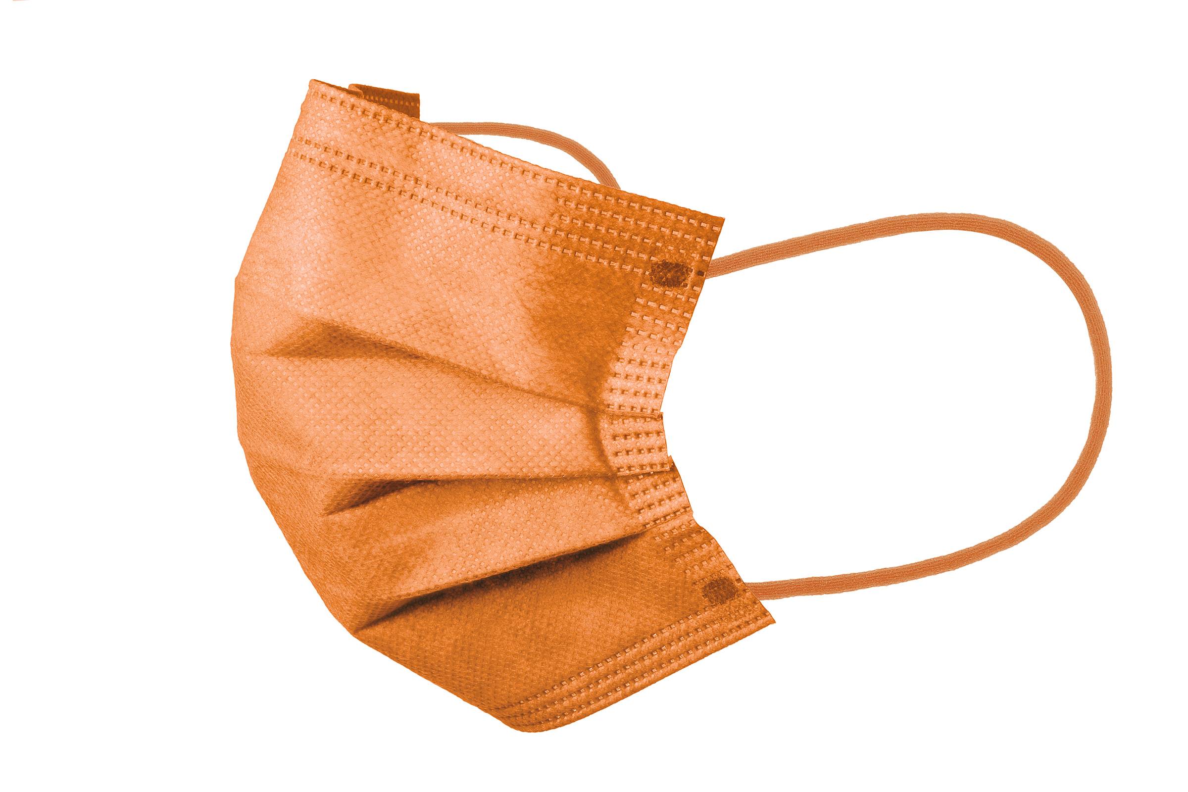 Akzenta Ultrasafe und Chic | Typ IIR MNS Maske | 50 Stück | Farbe Orange-0