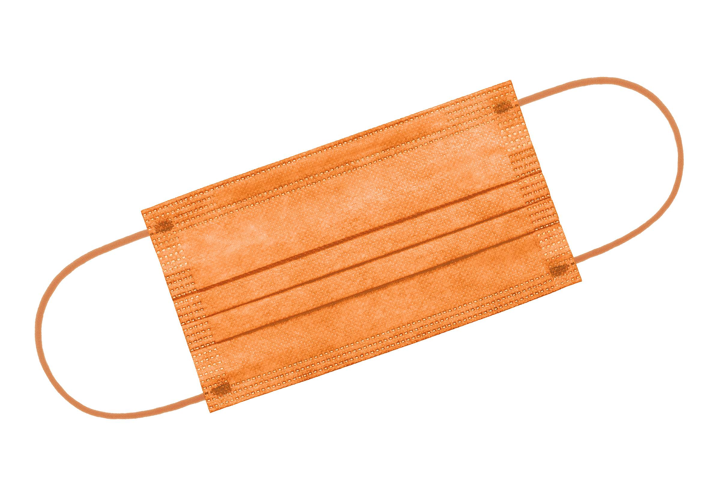 Akzenta Ultrasafe und Chic | Typ IIR MNS Maske | 50 Stück | Farbe Orange-1