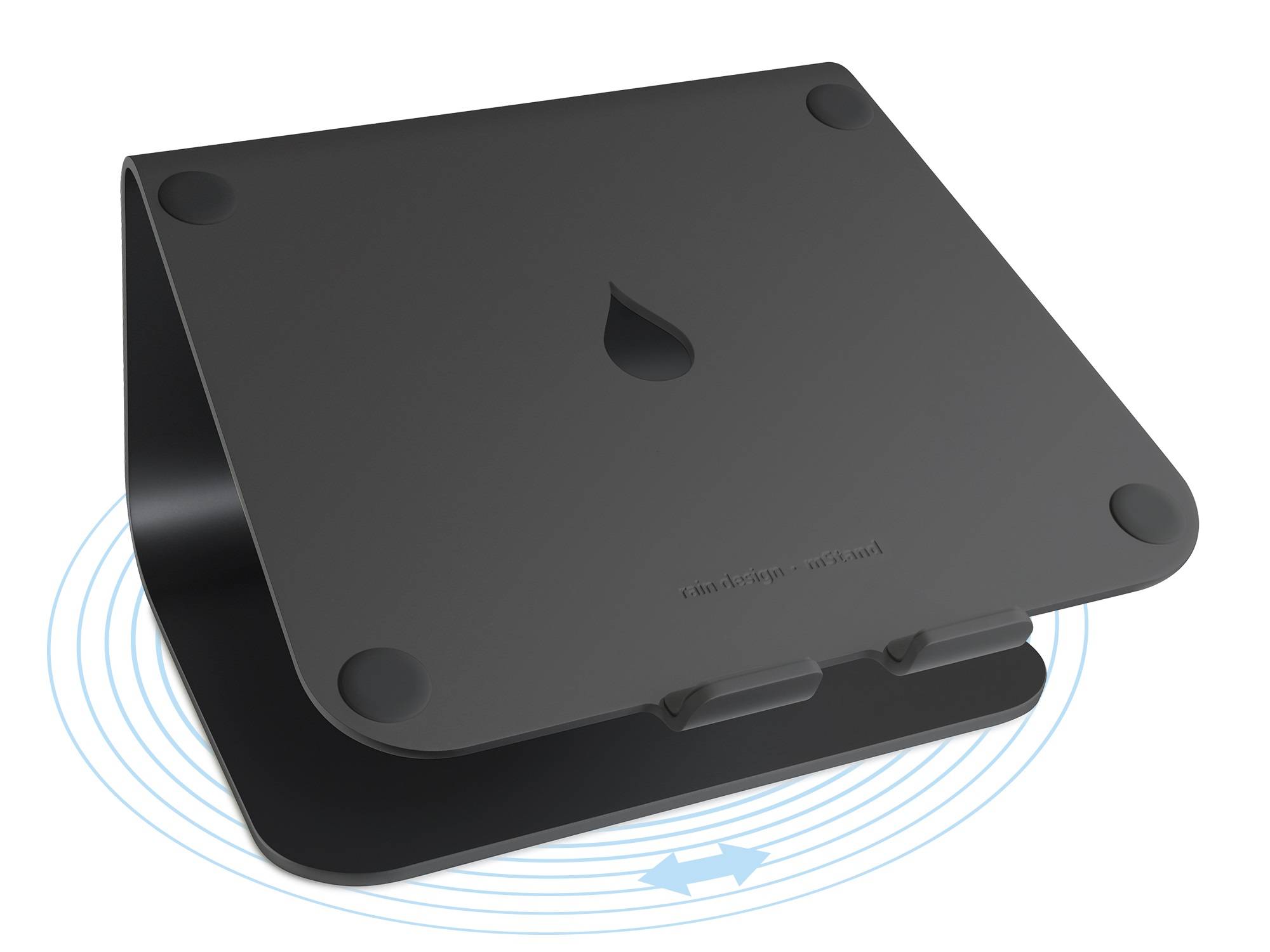 Rain Design mStand360 Schwenkbarer Ständer für MacBook MacBook Pro Laptopständer schwarz