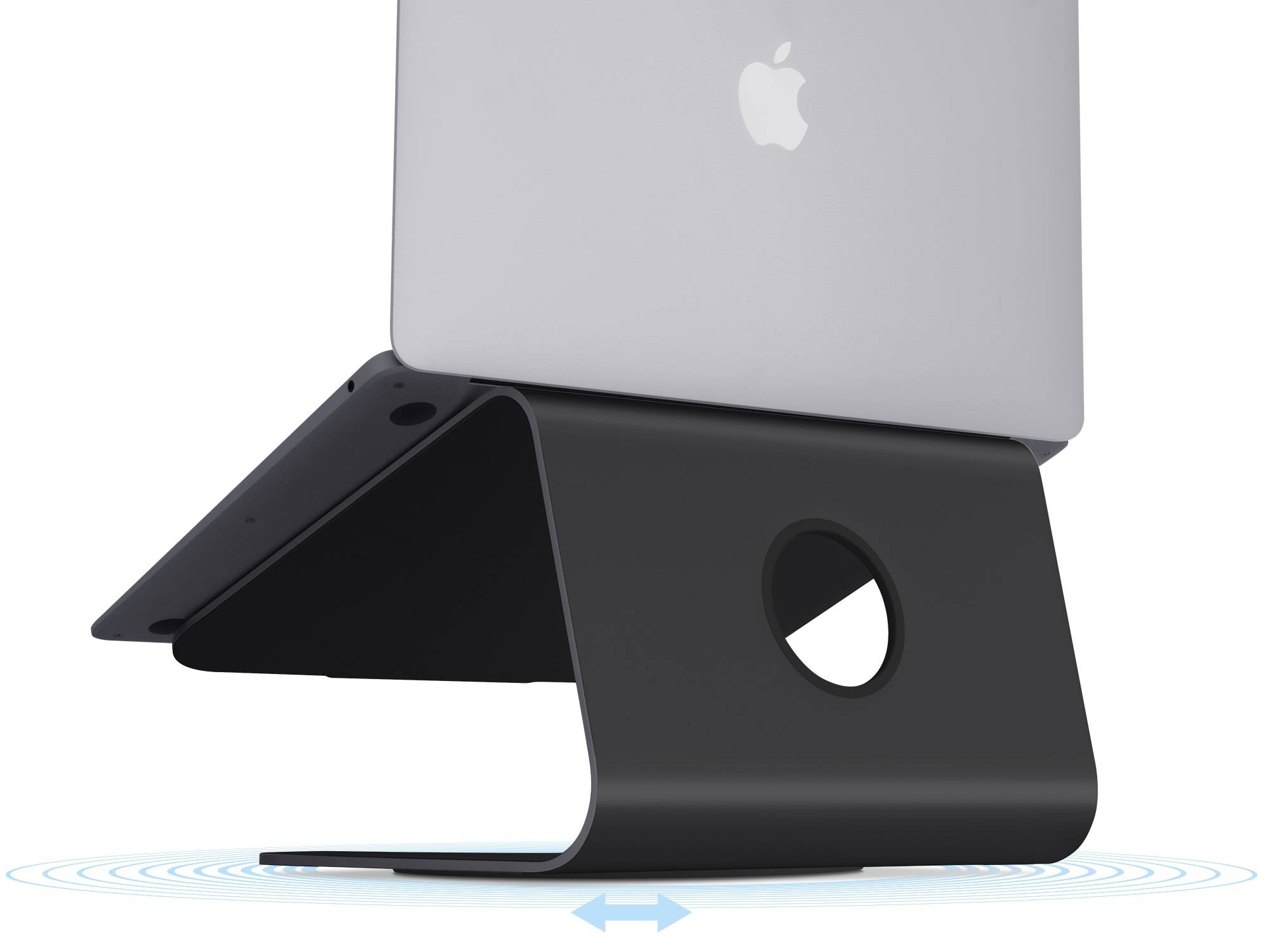 Rain Design mStand360 Schwenkbarer Ständer für MacBook MacBook Pro Laptopständer schwarz-1