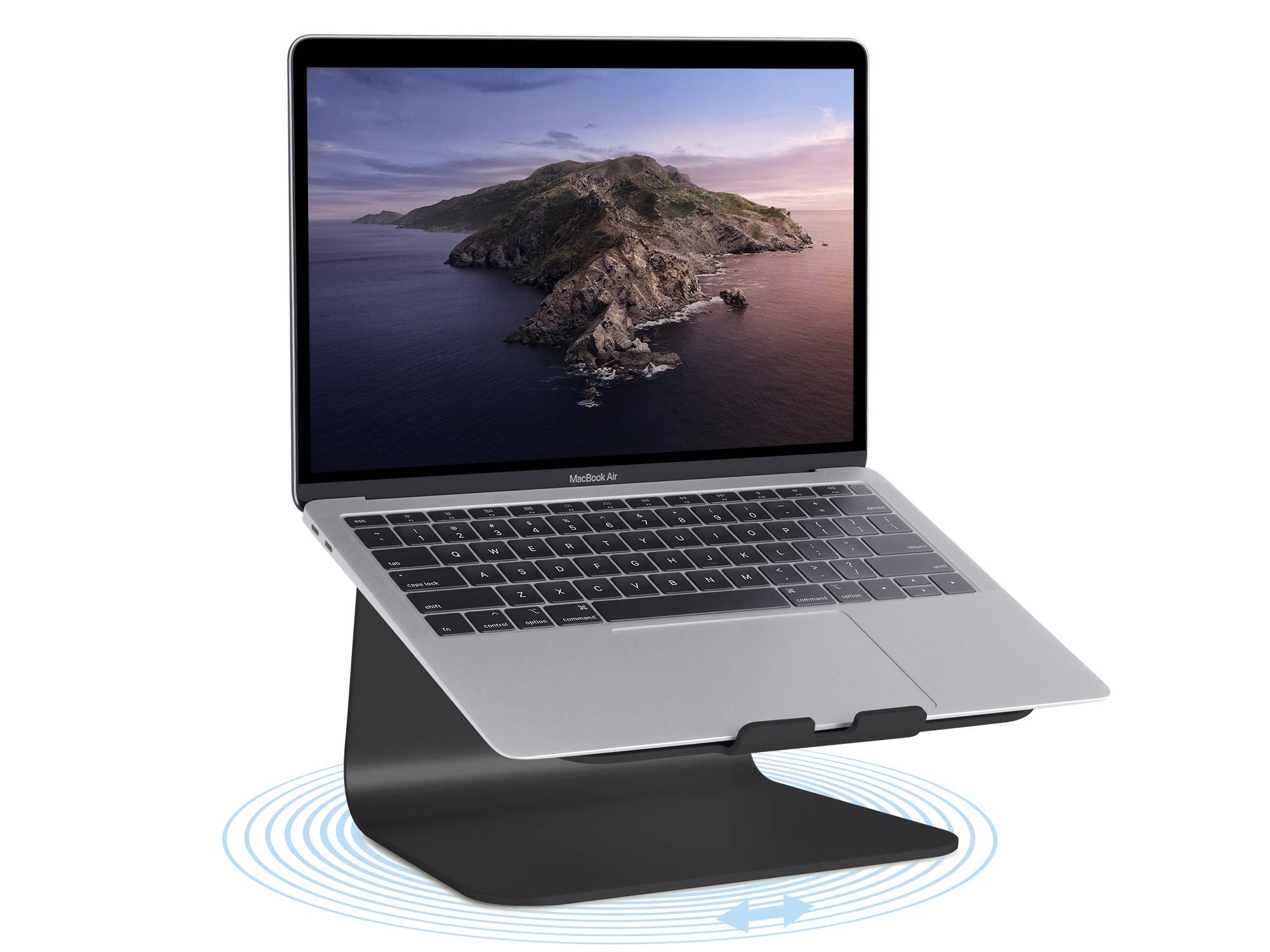 Rain Design mStand360 Schwenkbarer Ständer für MacBook MacBook Pro Laptopständer schwarz-2