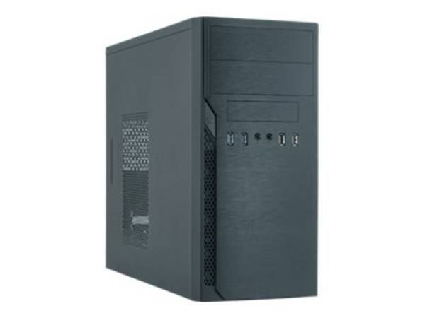 Chieftec Elox Series HO-12B - Tower - micro ATX - ohne Netzteil - Schwarz - USB/Audio
