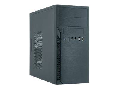 Chieftec Elox Series HO-12B - Tower - micro ATX - ohne Netzteil - Schwarz - USB/Audio-0