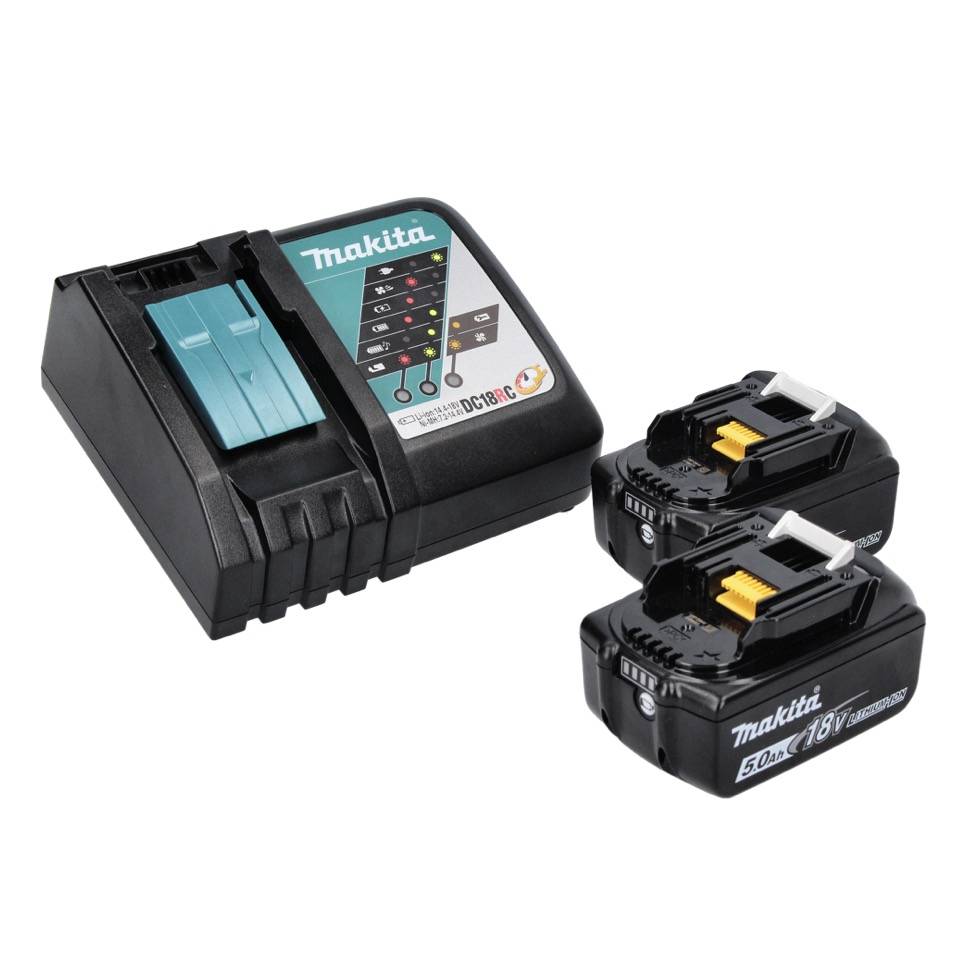 Makita DHK 180 RT Akku Meißelhammer 18 V 3,1 J SDS Plus Brushless + 2x Akku 5,0 Ah + Ladegerät-4