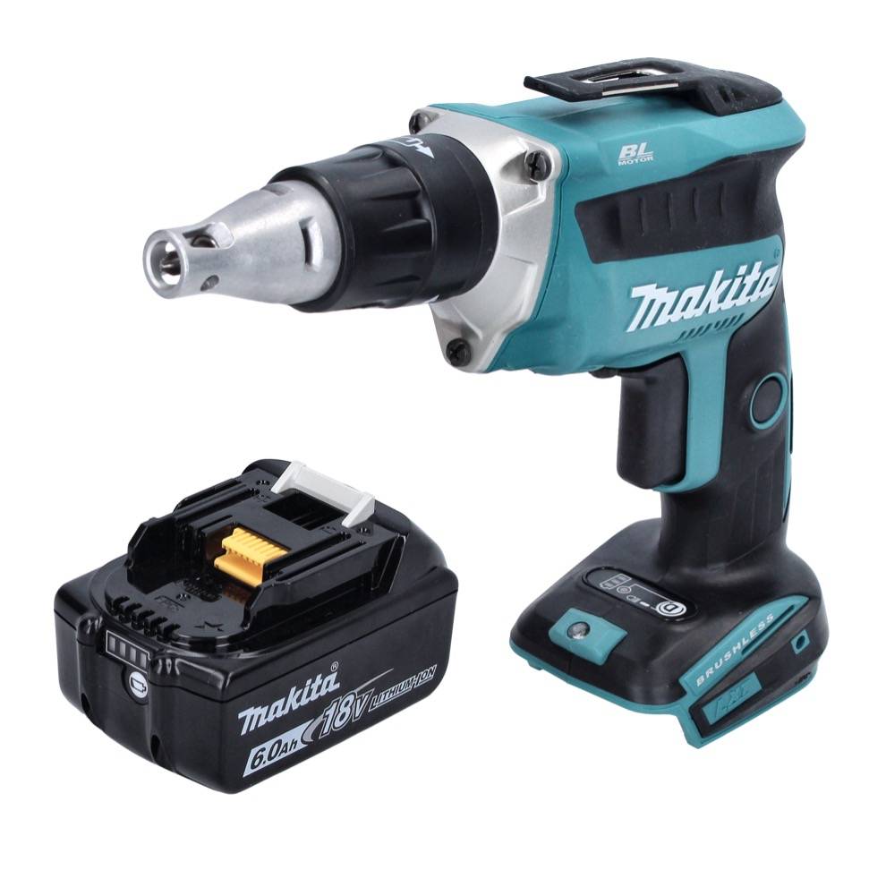 Makita DFS 452 G1 Akku Schnellbauschrauber 18 V Brushless + 1x Akku 6,0 Ah - ohne Ladegerät-3