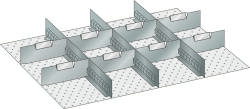Set Schlitzwände und Trennbleche 36x27E (BxTxFH) 612x459x250mm-0