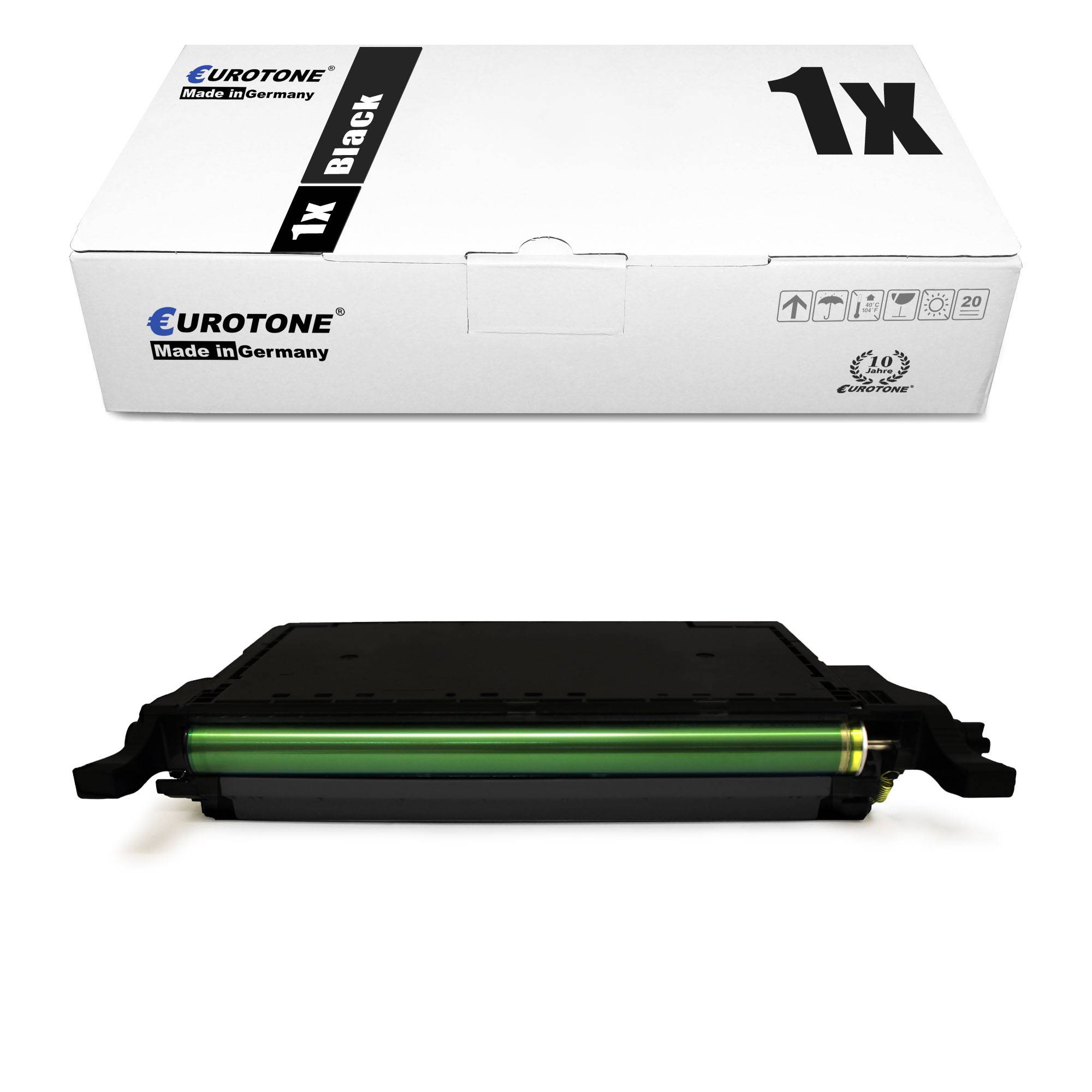 Eurotone 1 Lasertoner ersetzt Samsung CLP-K660B-0