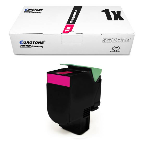Eurotone 1 Lasertoner ersetzt Lexmark C544X2MG