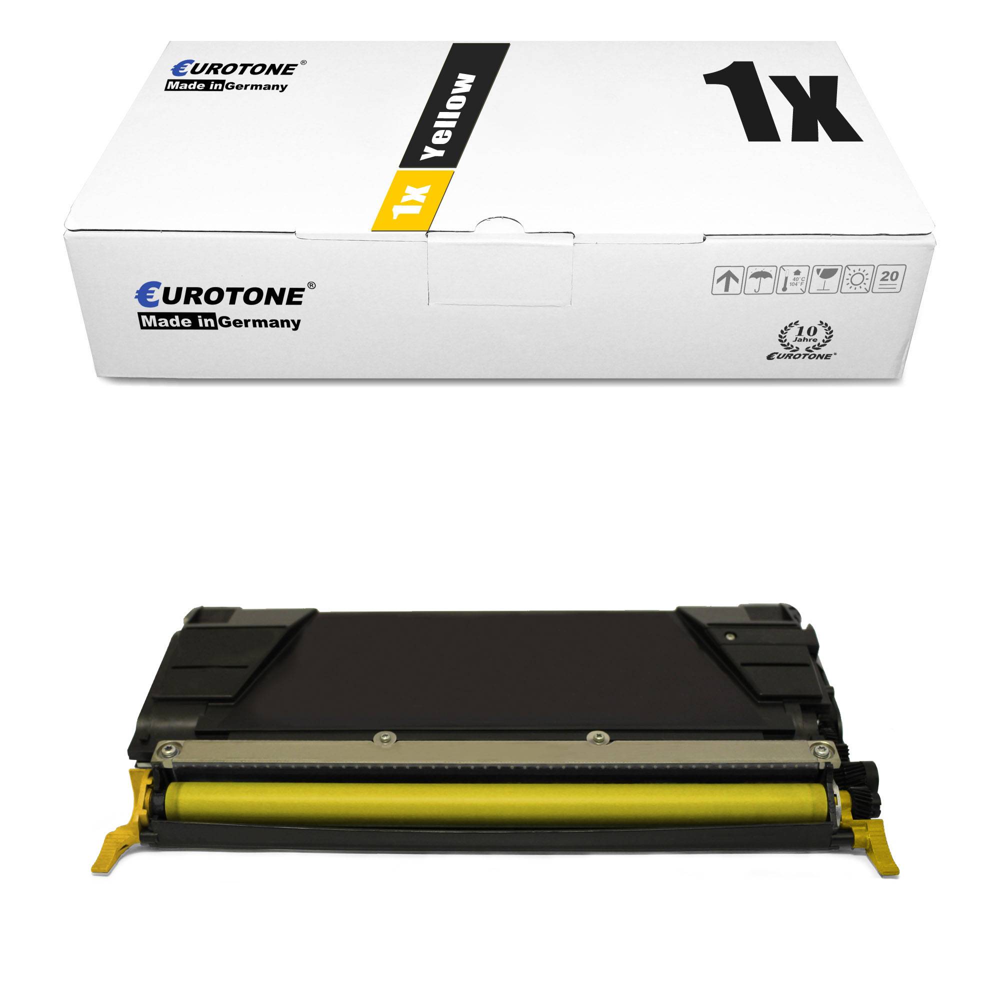Eurotone 1 Lasertoner ersetzt Lexmark C5222YS-0