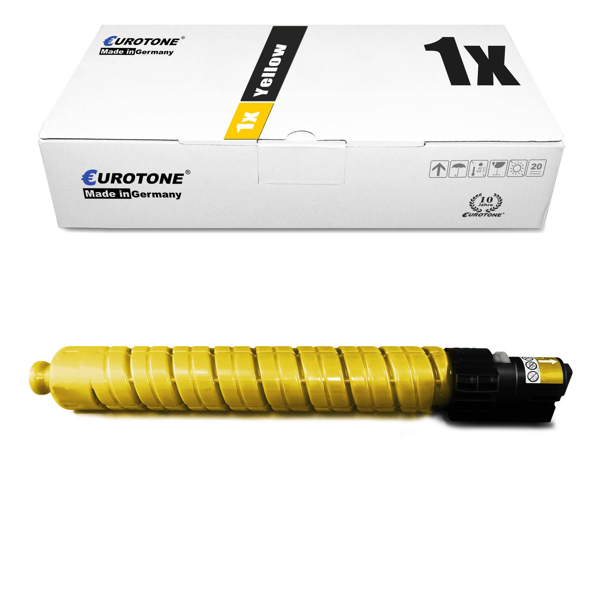 Eurotone 1 Lasertoner ersetzt Ricoh 888609 Type C4500Y-0