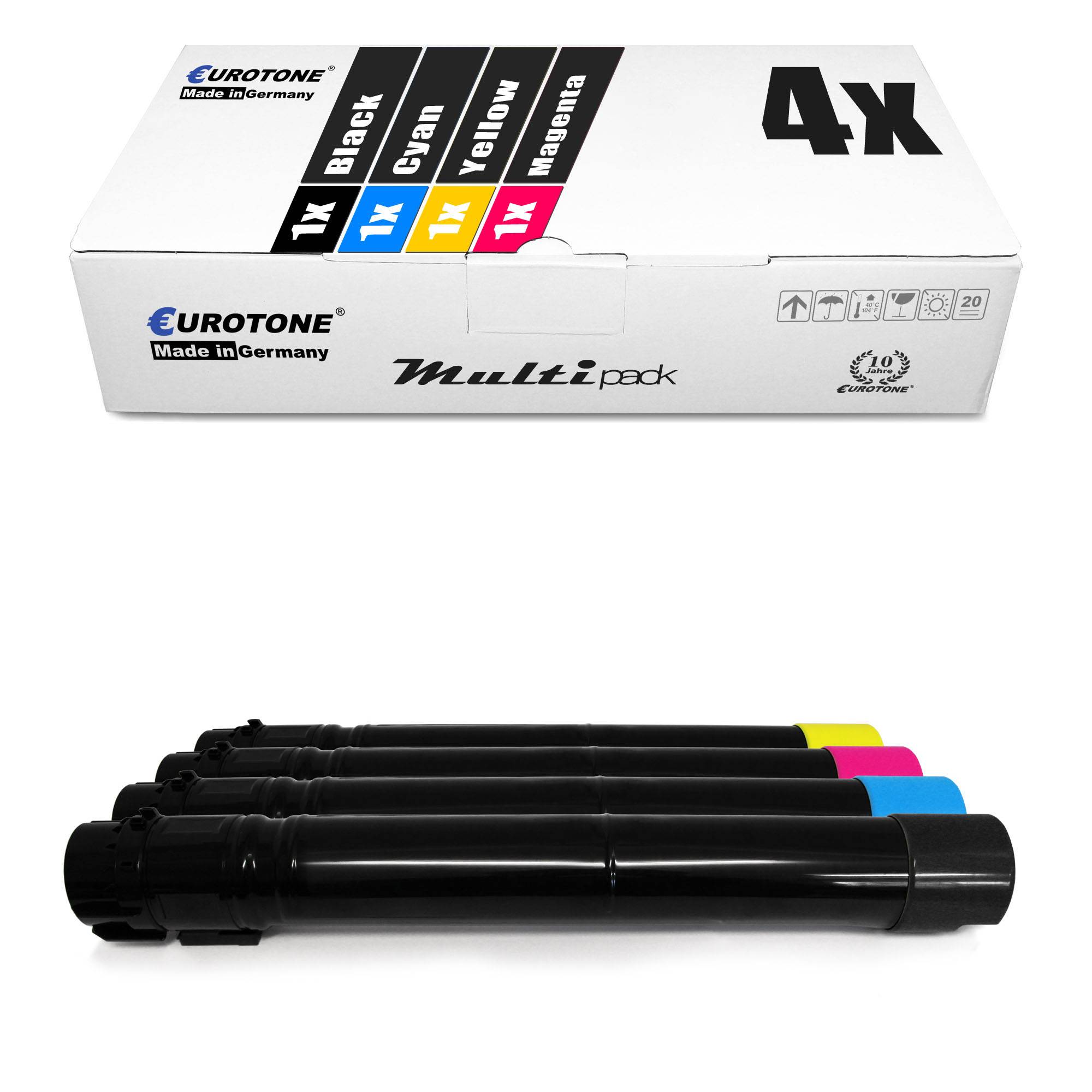 Eurotone 4 Lasertoner ersetzt Lexmark X950X2KG X950X2CG X950X2MG X950X2YG-0
