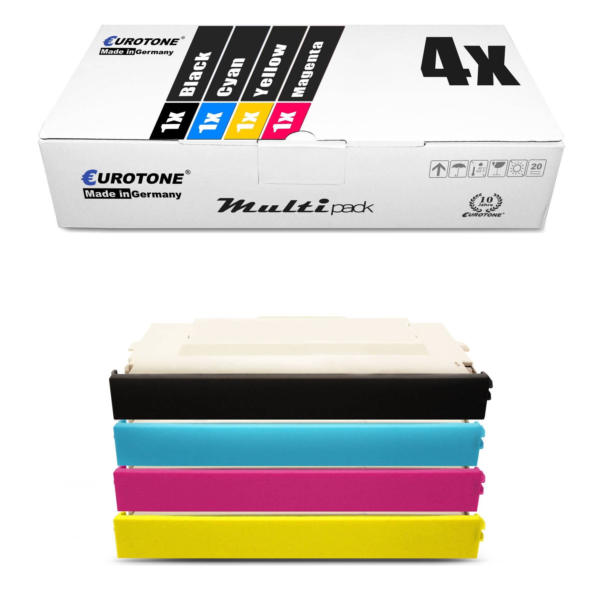 Eurotone 4 Lasertoner ersetzt Lexmark 20K1403 20K1400 20K1401 20K1402-0
