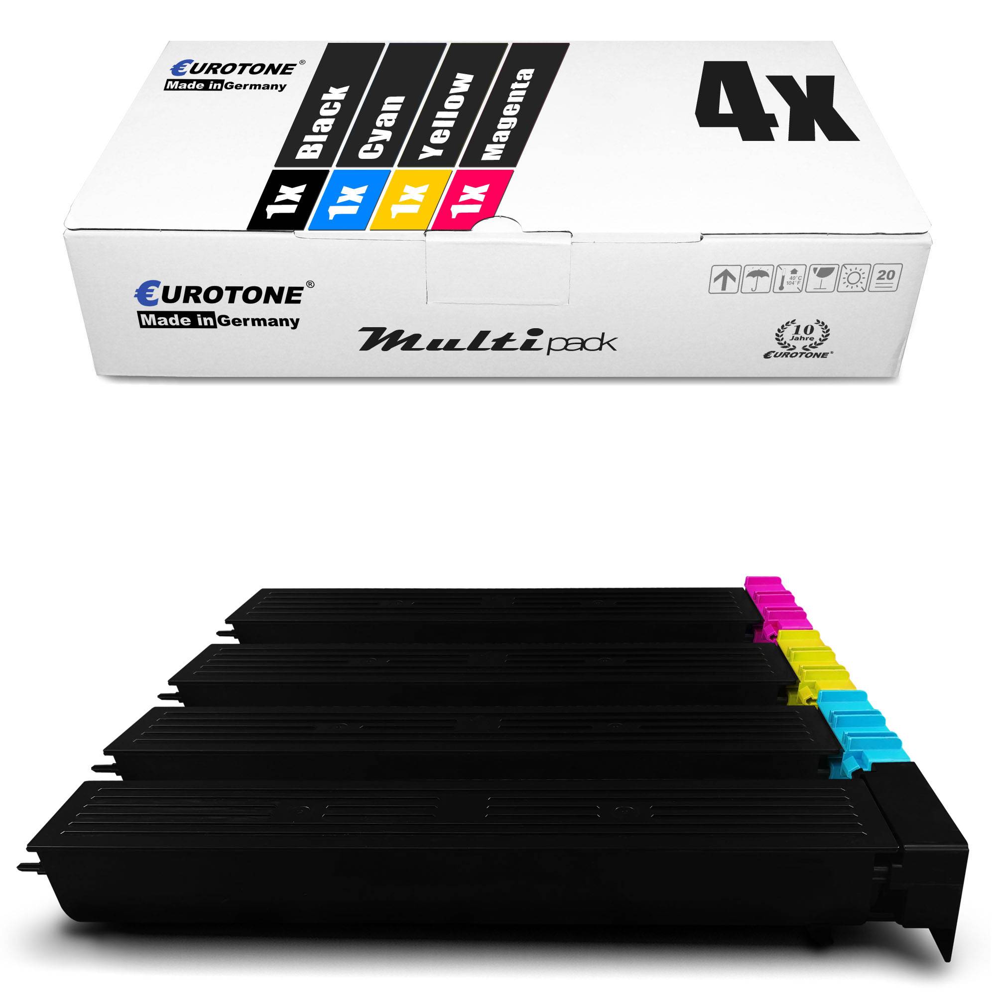 Eurotone 4 Lasertoner ersetzt Konica Minolta TN-611K A070150 TN-611C A070450 TN-611M A070350 TN-611Y A070250-0