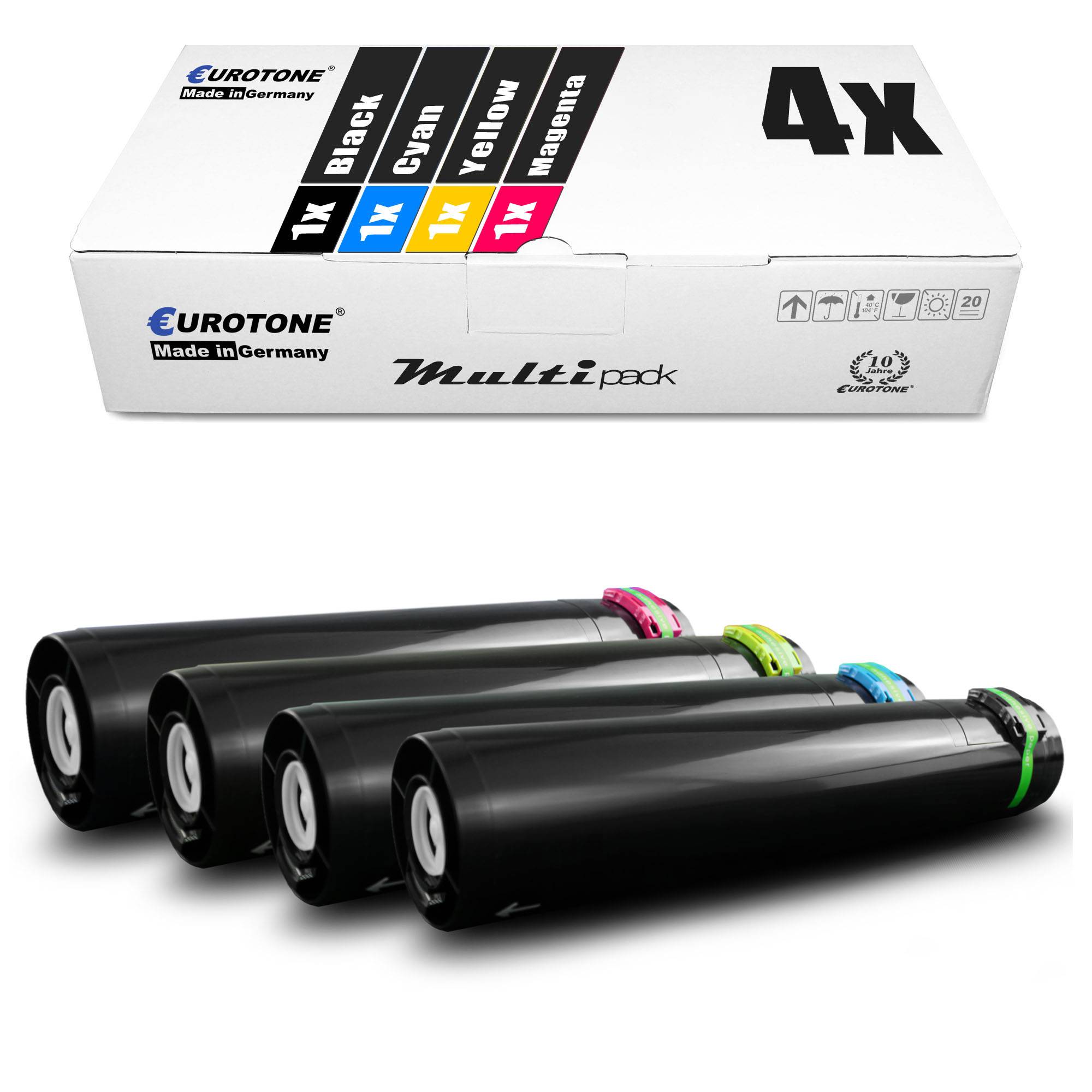 Eurotone 4 Lasertoner ersetzt Lexmark C930H2KG C930H2CG C930H2MG C930H2YG-0