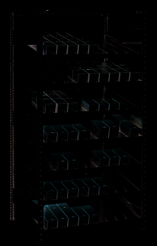 SCHULTE Lagertechnik  Kanban.GR. 2000x1000x500 mm, mit - Trenn-und Seitenführung, 8 Böden