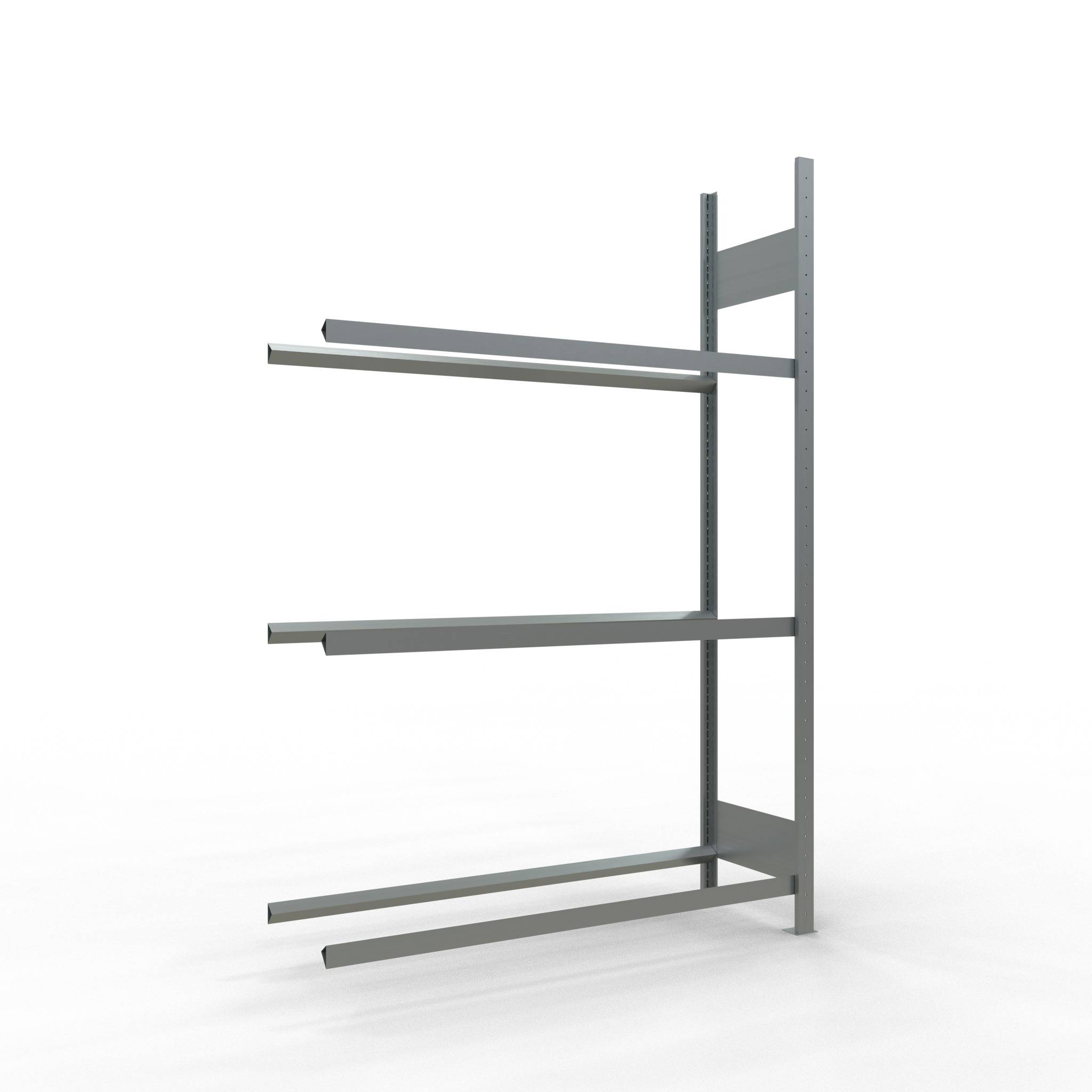 Räderanbauregal 2000x1300x400 mm - 3 Ebenen á 1300 mm, verzinkt-0