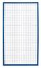 Gitterrückwand blau/verz.2700x1500 mm