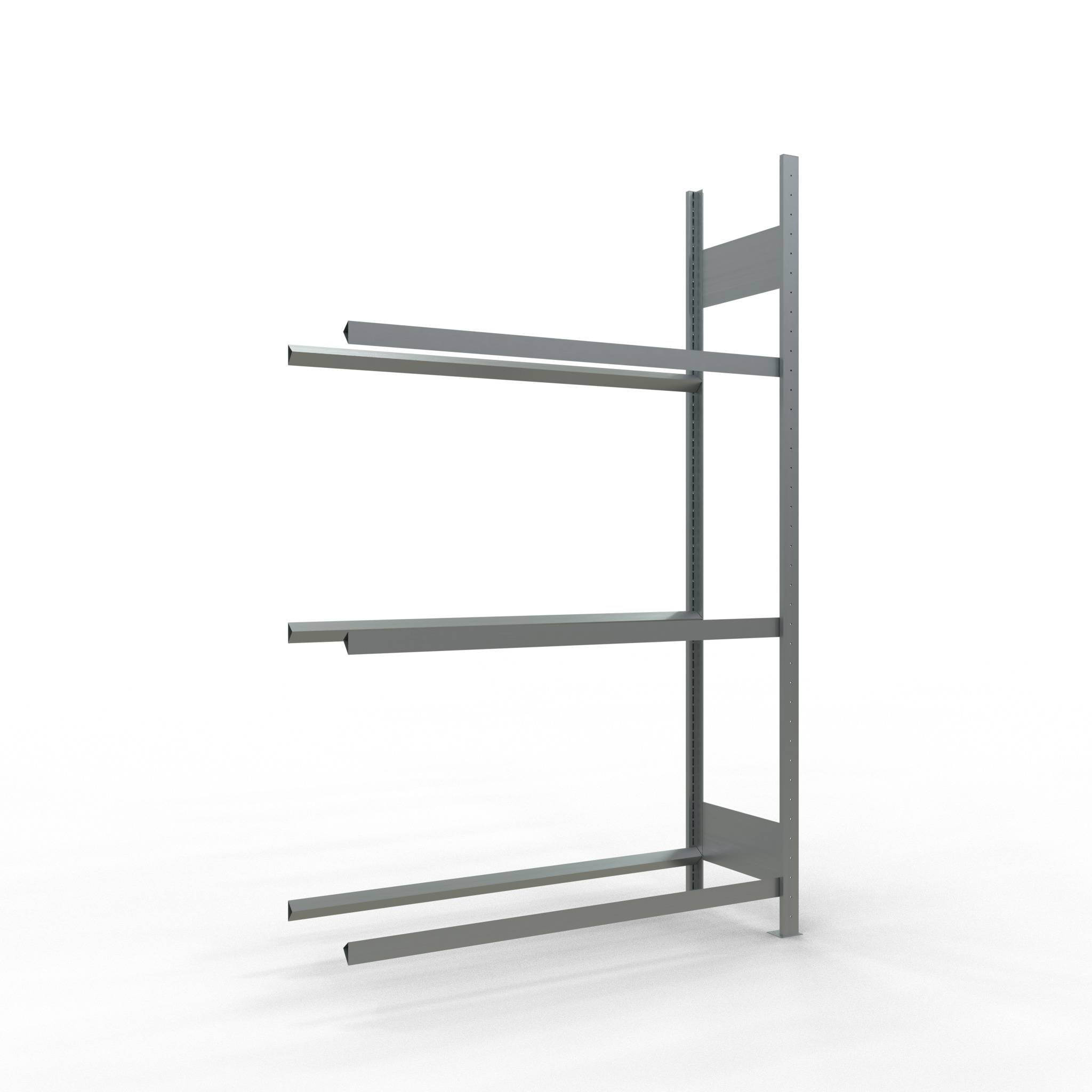 Räderanbauregal 2000x1200x400 mm - 3 Ebenen á 1200 mm, verzinkt-0
