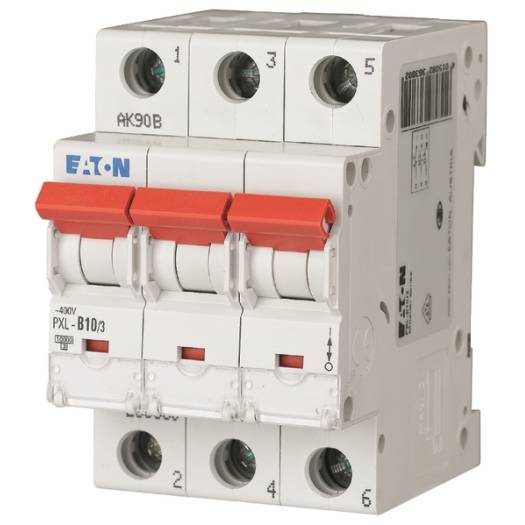 Eaton PXL-B6/3, Miniatur-Leistungsschalter, 10000 A, IP20-2
