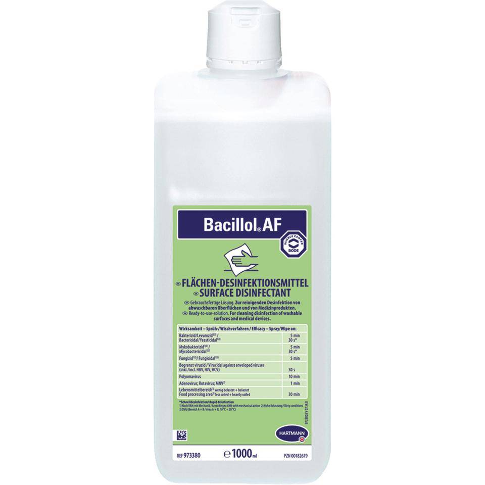 HARTMANN Schnell-Desinfektionsmittel Bacillol® AF, aldehydfrei, 1000ml/Flasche-0