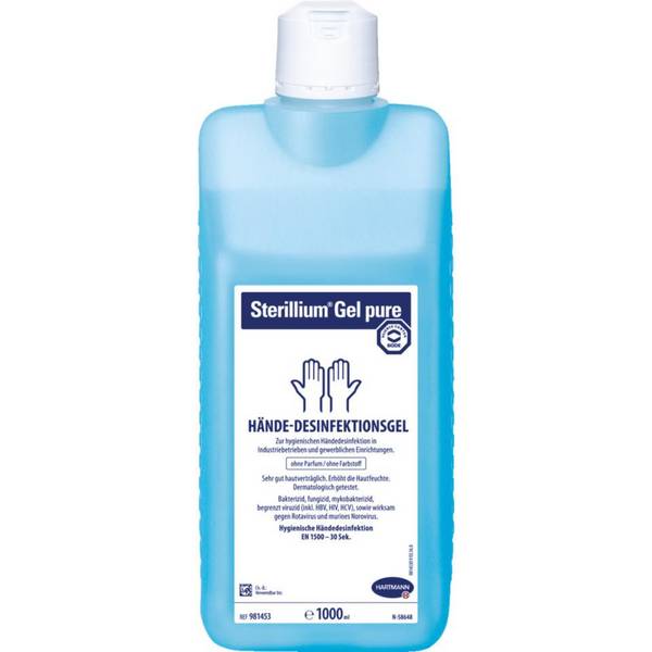 HARTMANN Desinfektionsmittel Sterillium® Gel pure, Handdesinfekt., 1000ml/Flasche