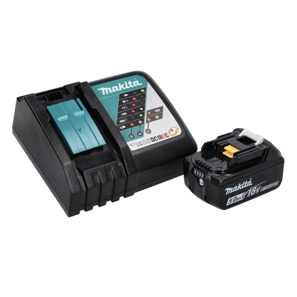 Makita DHR 243 RT1 Akku Bohrhammer 18 V SDS plus Brushless + 1x Akku 5,0 Ah + Ladegerät-2