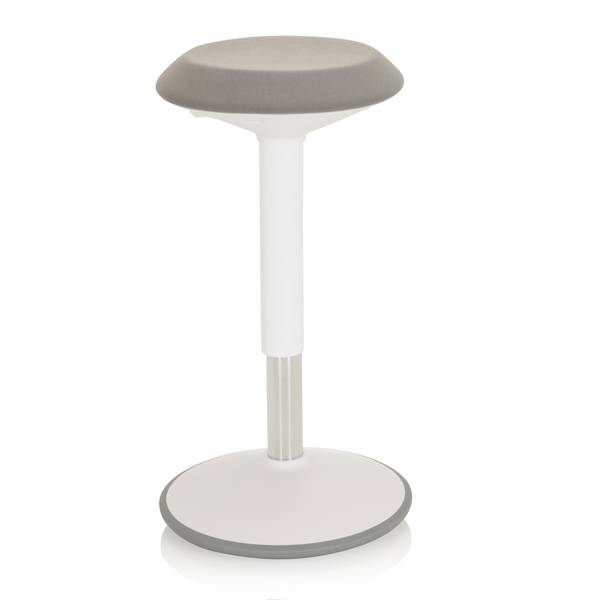 Stehhocker Stehhilfe BALANCE SIT III W Stoff weiß grau hjh OFFICE