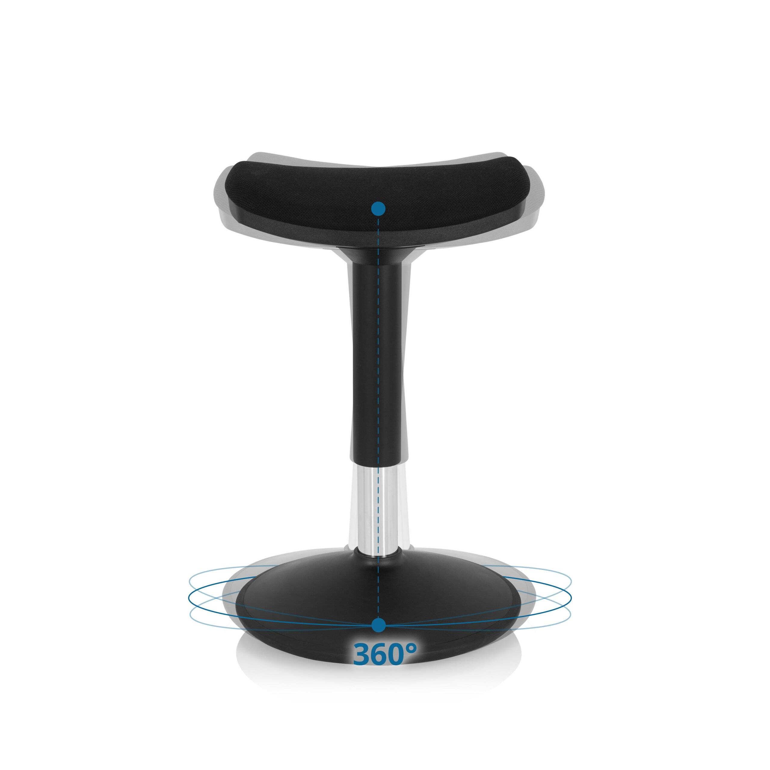 Stehhocker Stehhilfe BALANCE SIT I B Stoff schwarz hjh OFFICE-2