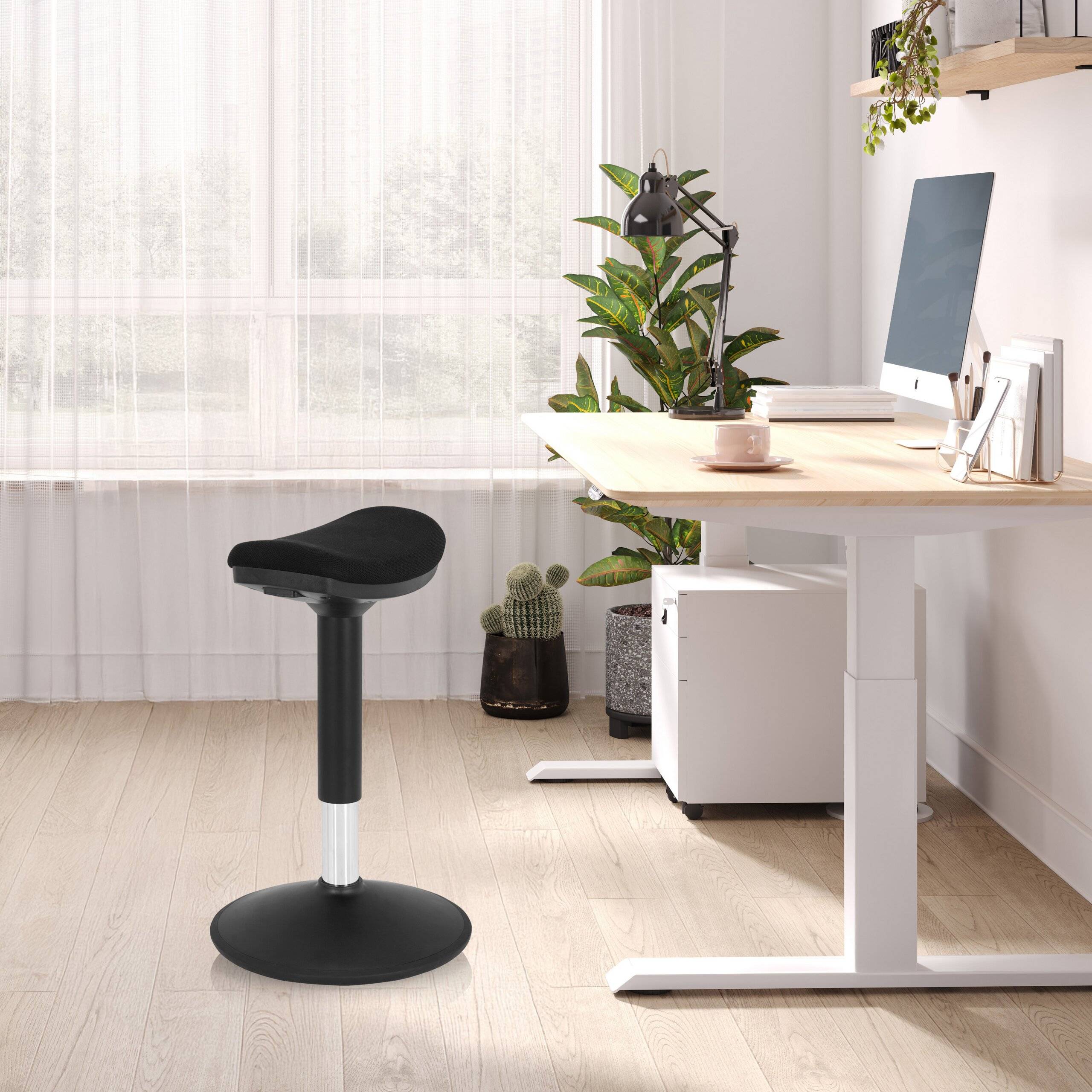 Stehhocker Stehhilfe BALANCE SIT I B Stoff schwarz hjh OFFICE-4