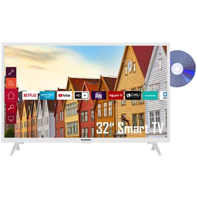 Telefunken XF32K559D-W 32 Zoll Fernseher/Smart TV (Full HD, DVD-Player, Bluetooth, HDR, Triple-Tuner) - 6 Monate HD+ ink