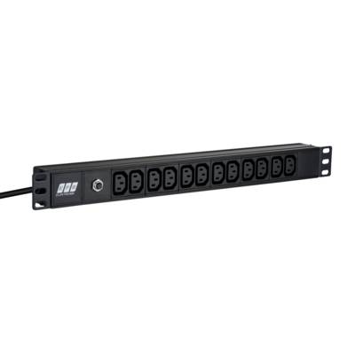 EFB Elektronik EFB-Elektronik - Steckdosenleiste (Rack - einbaufähig) - Eingabe, Eingang IEC 60320 C14 - Ausgangsanschlü-0