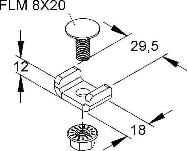 Niedax Gitterrinnenverbinder MTSCO 6 E3-1