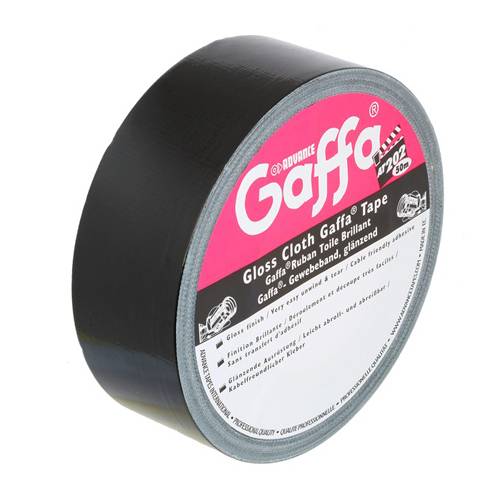 ADAM HALL Gaffa Klebeband Advance Tapes (wasser- und abriebfest | Breite: 50,0mm | Länge: 50,0m) - schwarz-0