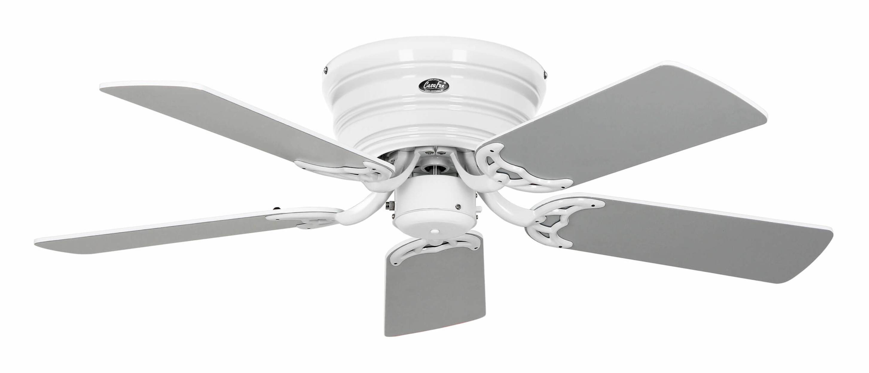 Flacher Deckenventilator Classic Flat III Weiß-1