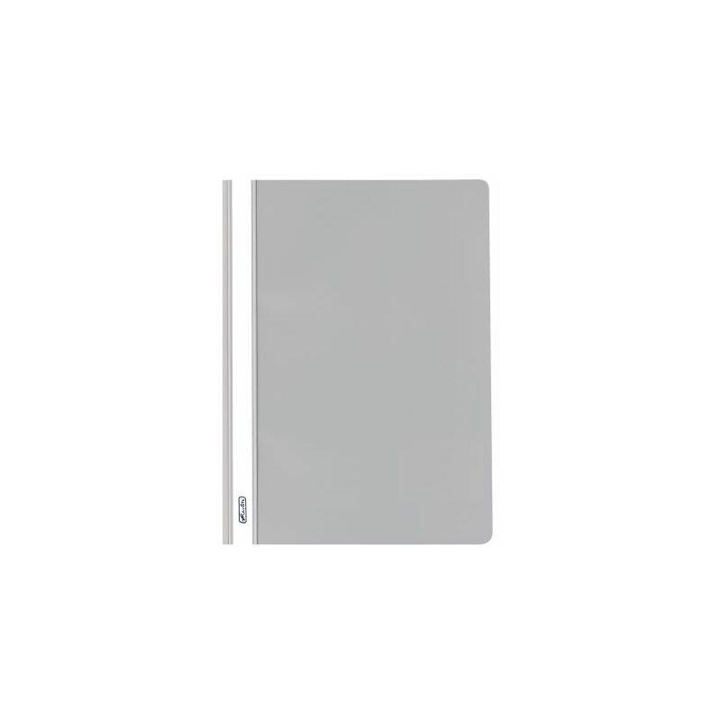 herlitz Schnellhefter, DIN A4, aus PP-Folie, hellgrau