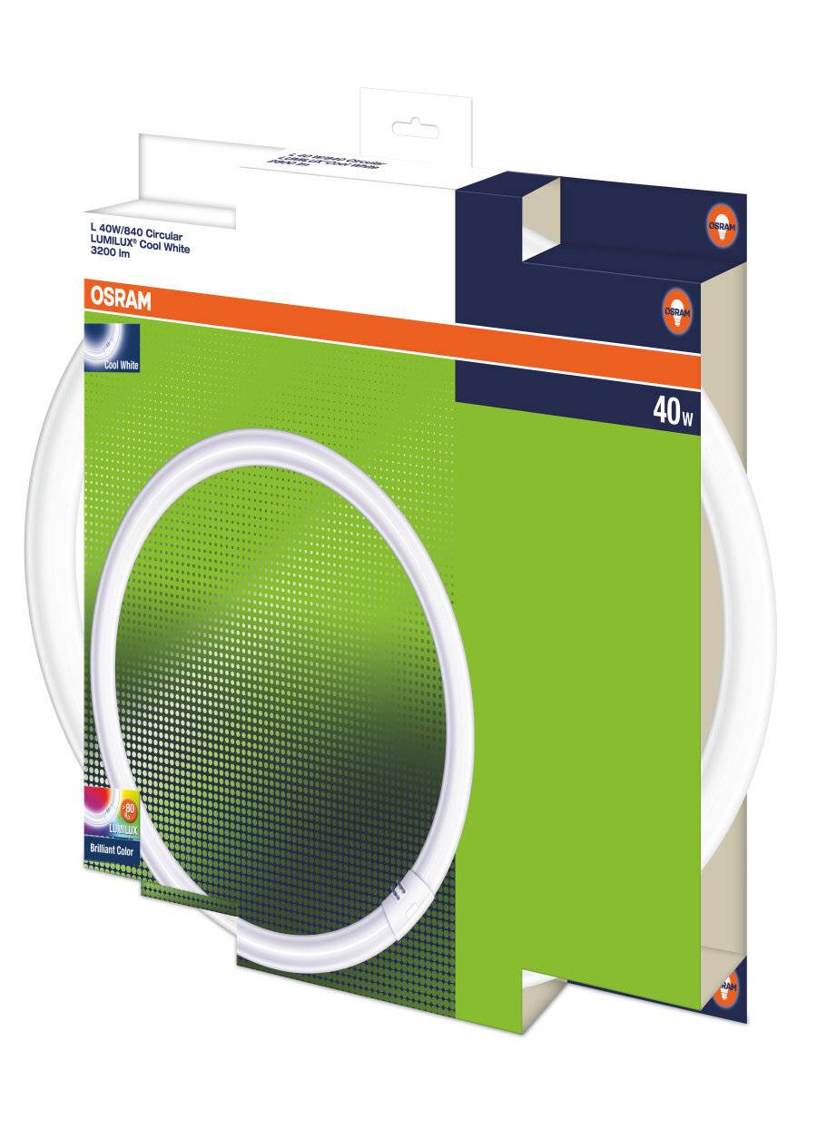 Ledvance Lumilux-Lampe 40W ringförmig L 40/840 C 40 W, 2900 lm, 4000 K, 72 lm/W, 29 mm, 399 mm-1
