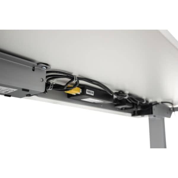 Steh-/Sitztisch SmartOffice elektrisch Fuß silber 100x60x63-127cm eiche-1