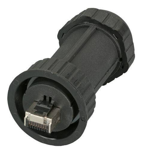EFB-Elektronik IP68FST6AB, IP68 Kabelverschraubung für RJ45,feldkonf. Stecker, Kabel-Durchm.: 6,5 --0