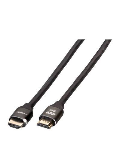 Ultra HighSpeed HDMI Kabel with -- Ethernet 8K60Hz,A-A St-St, Premium Alumi Multimedia-0