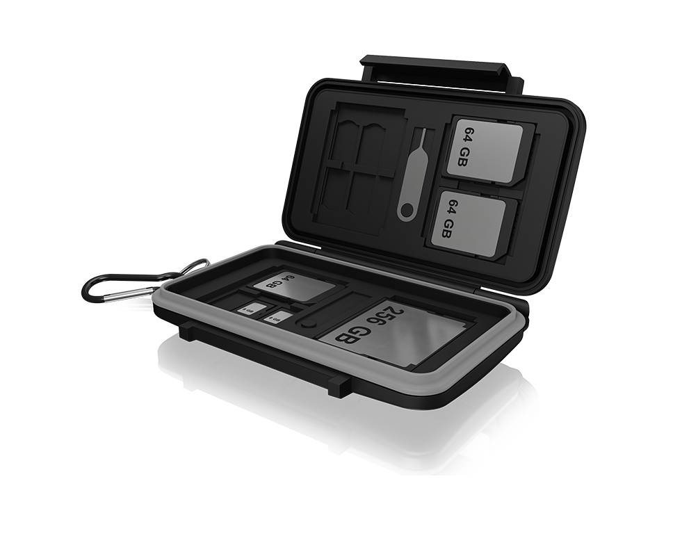 IB-AC620-CR Schutzbox für SD (x8), microSD (x16) und CF (x4) -Karten-3