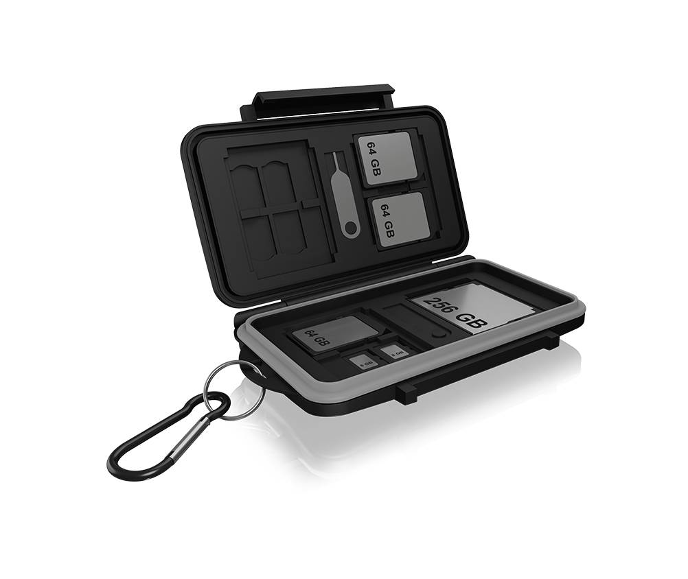 IB-AC620-CR Schutzbox für SD (x8), microSD (x16) und CF (x4) -Karten-4