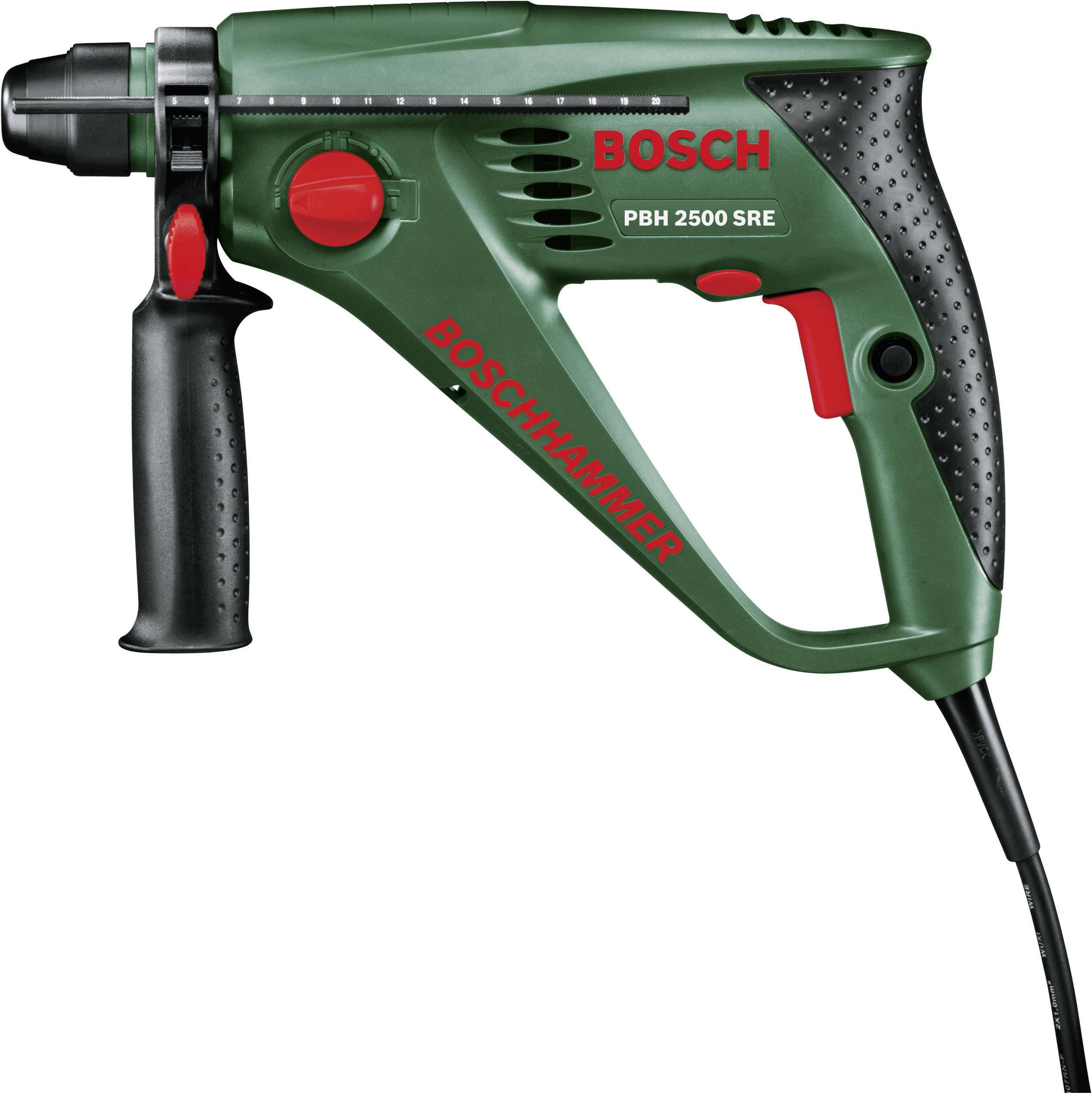 Bosch Home and Garden PBH 2500 SRE SDS-Plus-Borrhammare 600 W inkl. väska